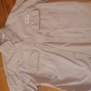 Magellan Boys Small 8 Short Sleeve Tan Shirt